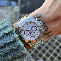Rolex Daytona Zenith “Swiss Made” ref. 16520 White