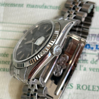 Rolex Datejust "Gloss Black" ref. 1601