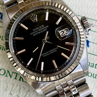 Rolex Datejust "Gloss Black" ref. 1601