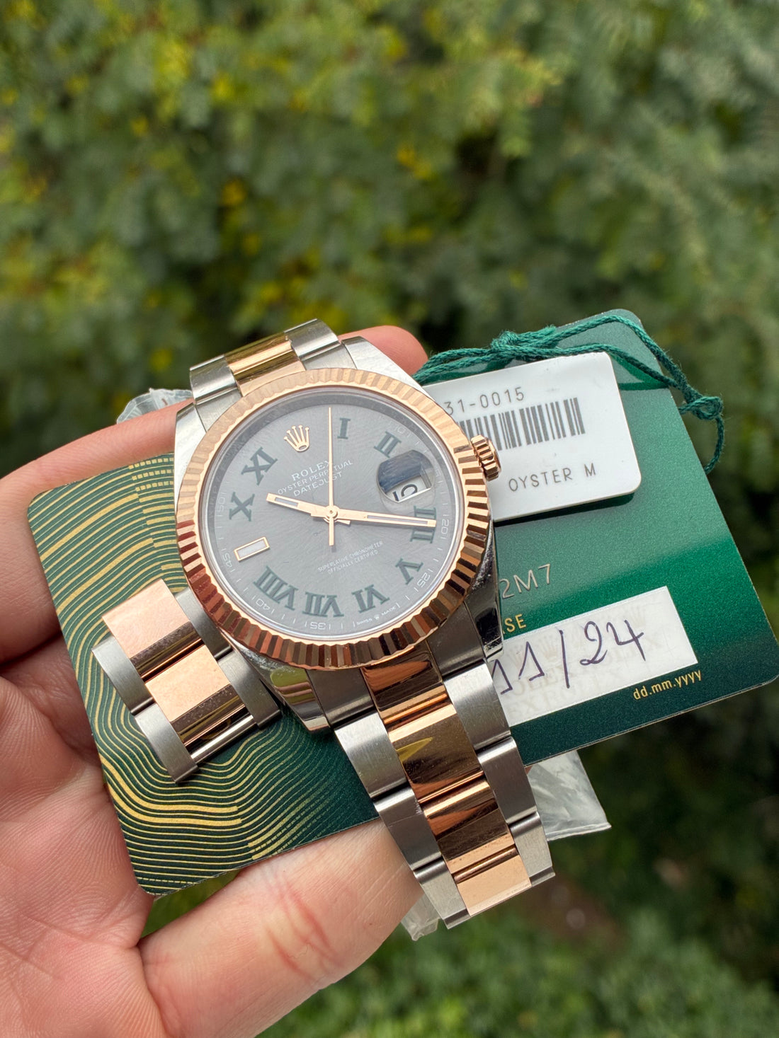 Rolex Datejust 41 "Wimbledon" ref. 126331