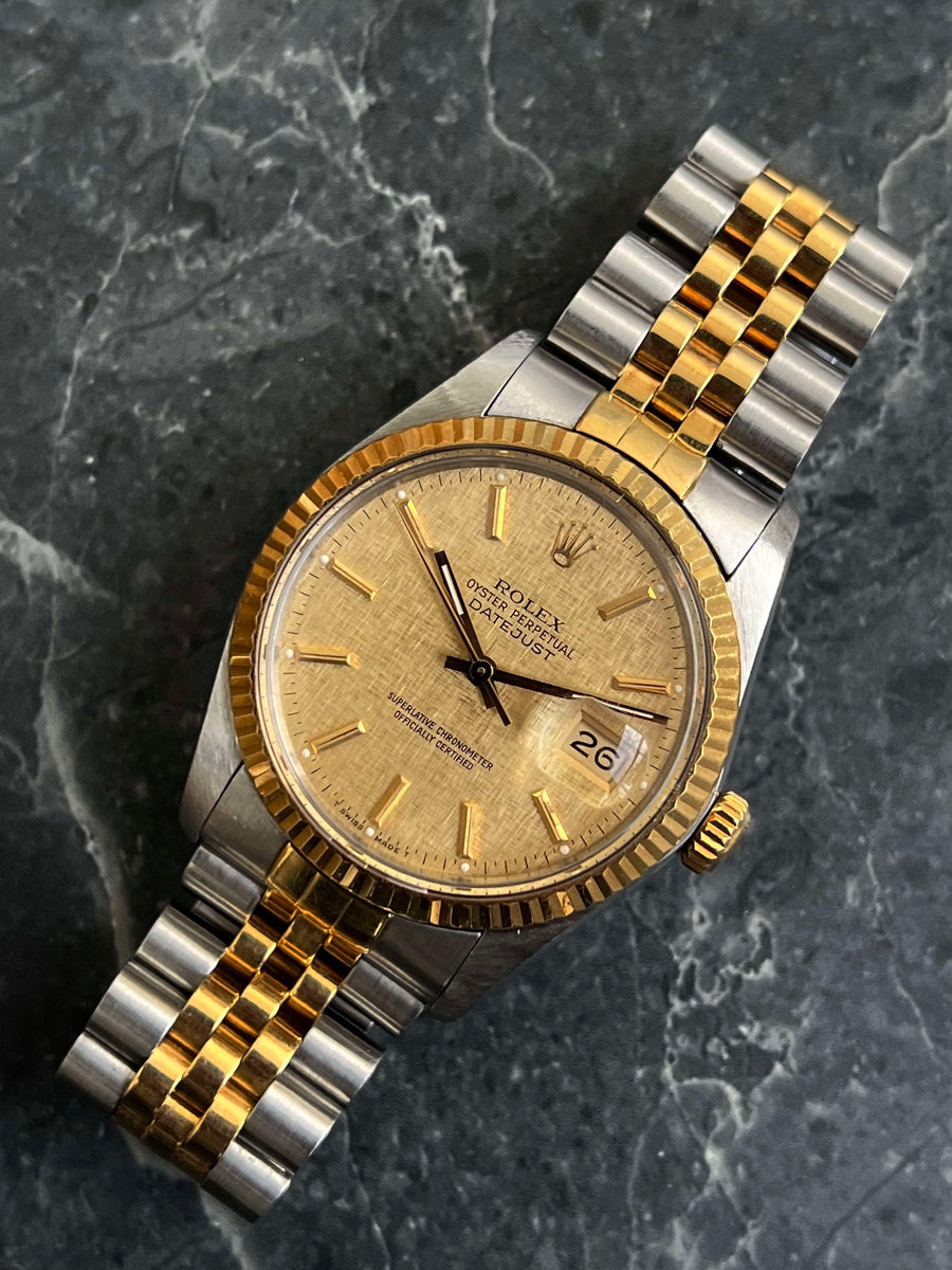 Rolex Datejust "Champagne Linen" ref. 16013