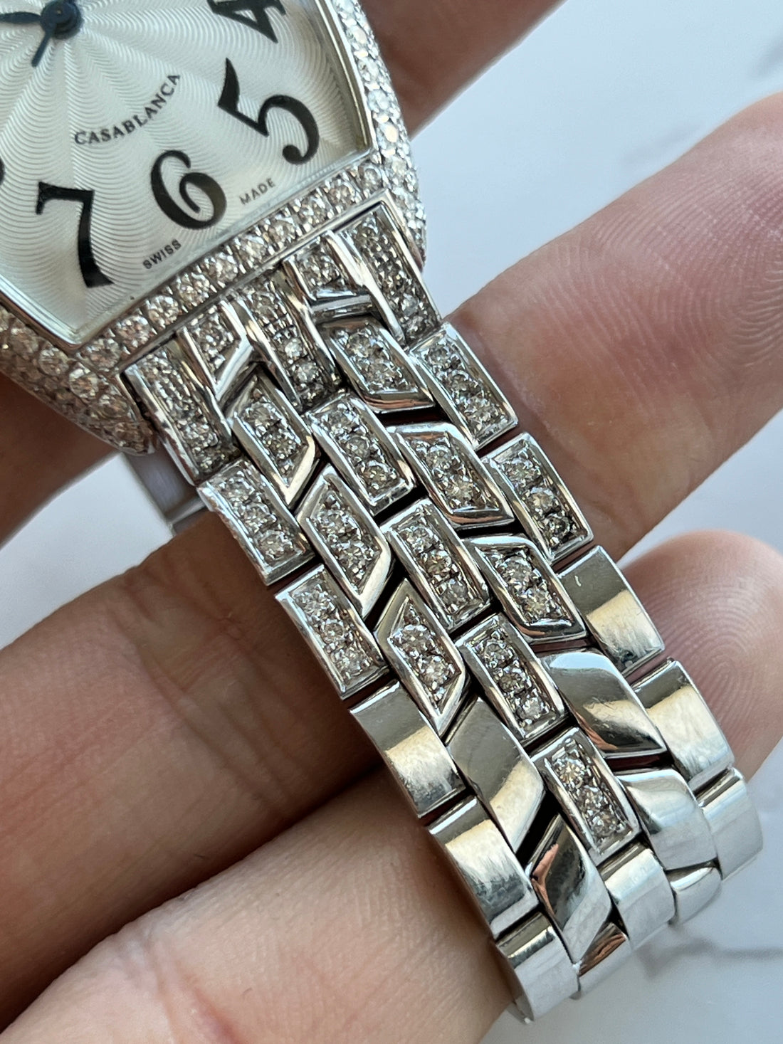 Franck Muller Sunset "Factory Diamonds" ref. 6850 SC D