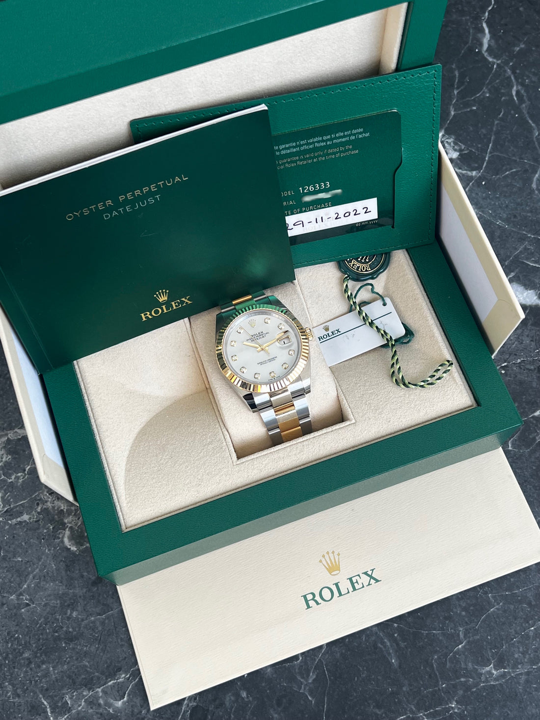 Rolex Datejust "Mother-of-Pearl" ref. 126333