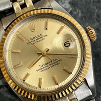 Rolex Datejust “Two-Tone Tiffany & Co.”  ref. 1601