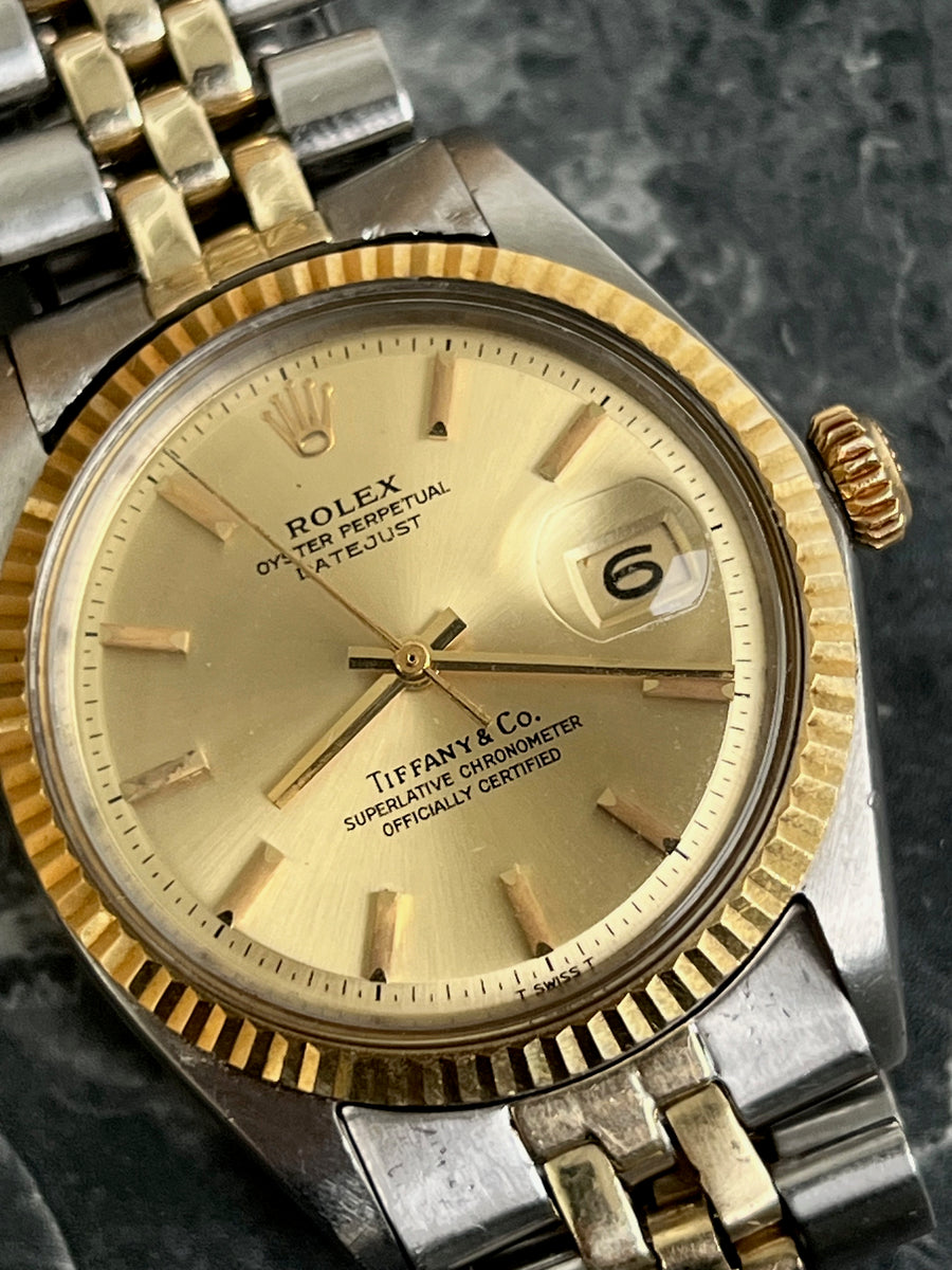 Rolex Datejust “Two-Tone Tiffany & Co.”  ref. 1601