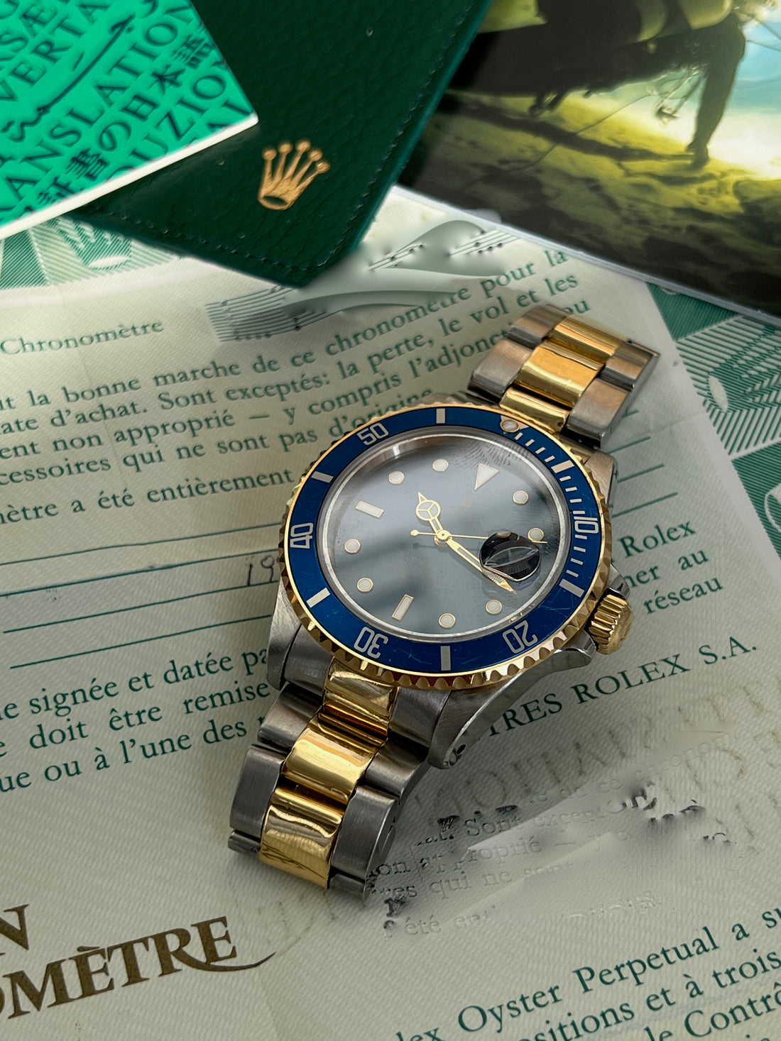 Rolex Submariner Date "Tropical Bluesy" ref. 16613