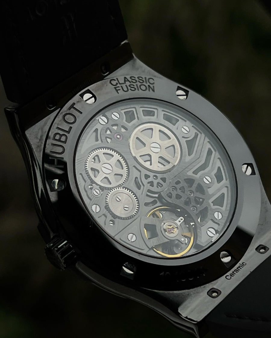 Hublot Classic Fusion "Ultra-Thin" Skeleton Black Ceramic ref. 515.CM.0140.LR