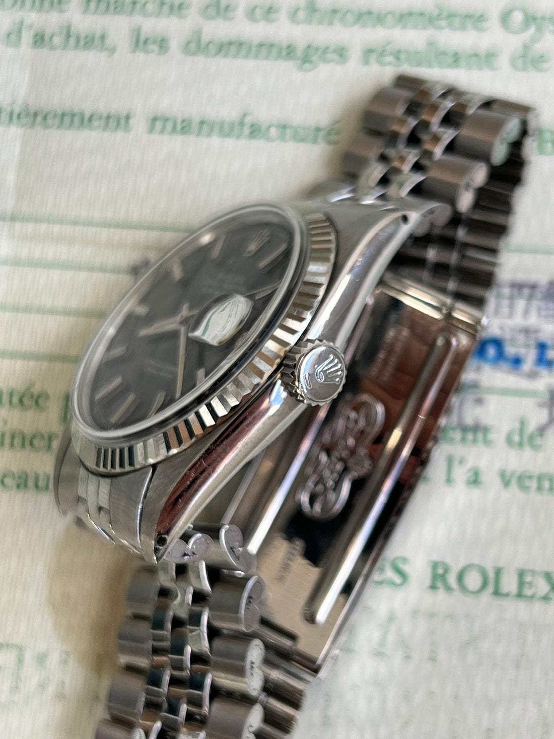 Rolex Datejust "Gloss Black" ref. 1601